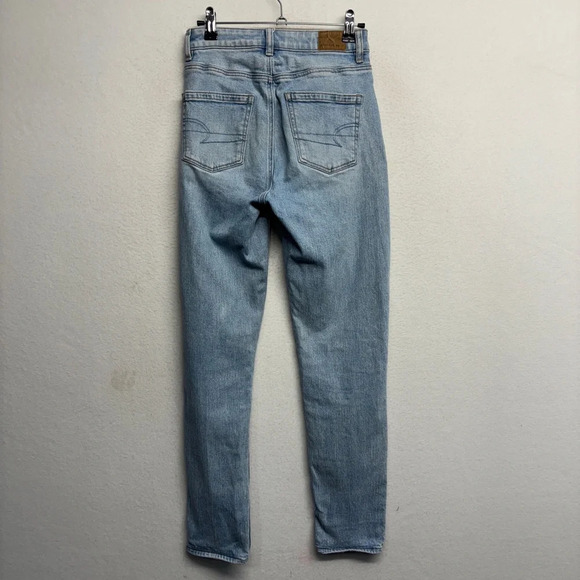 American Eagle Outfitters Mom Jeans 00 Light Wash - Picture 2 of 10